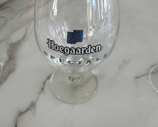 Hoegaarden beer glass; $10