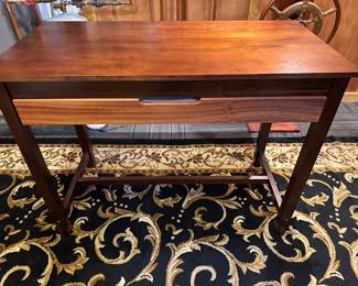 Solid wood standing desk with drawer for architectural plans; 47" w x 28.5" d x 35.5" t; $200