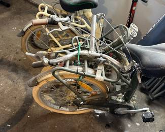 Pair of foldable bikes; $150 pr. 
