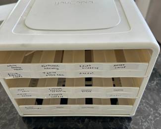 Spice rack; $1