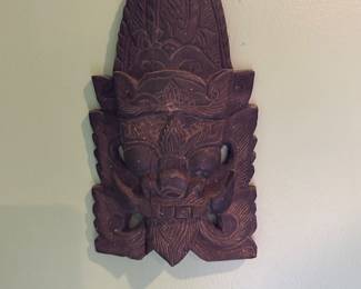 Wooden mask; price yet to be determined