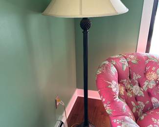 Floor lamp 63" t; $48