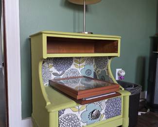Nightstand with unique pattern