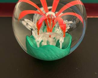 Stunning Art Glass Paperweight Collection
