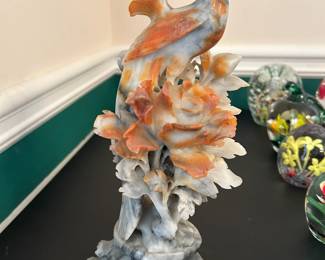 Vintage Chinese Natural Stone Carved Statue