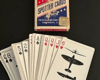 Original 1940's International Aircraft Silouette Spotter Cards