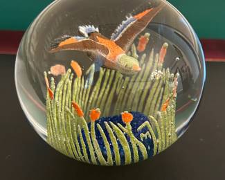 Stunning Art Glass Paperweight Collection