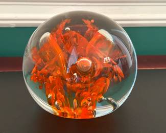 Stunning Art Glass Paperweight Collection