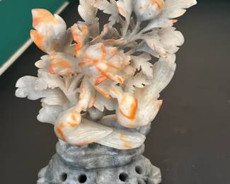 Vintage Chinese Natural Stone Carved Statue