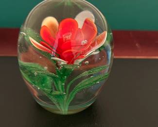Stunning Art Glass Paperweight Collection
