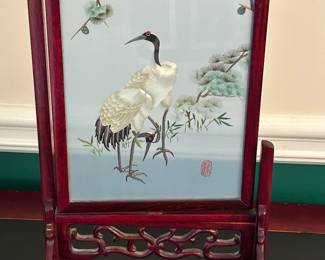 Vintage Asian Table Screen