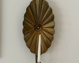 Vintage Brass Wall Scone