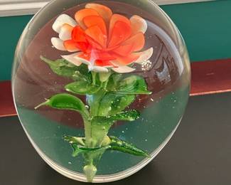 Stunning Art Glass Paperweight Collection