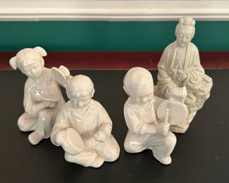 Vintage Blanc de Chine Statues