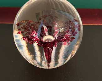 Stunning Art Glass Paperweight Collection