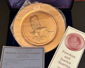 House of Goebel "Freedom and Justice Soaring" Collector's Plate