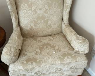 Wingback Upholstered Arm Chair