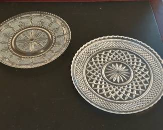 Assorted Glass and Crystal Serving Pieces