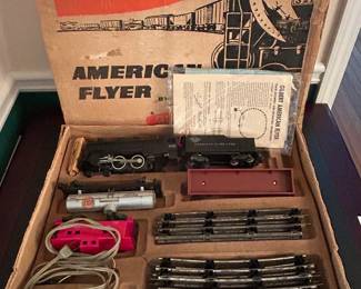 Vintage American Flyer by Gilbert Train Set