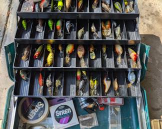 Fishing Lures and UMCO Tackle Box - Out for appraisal - taking  input