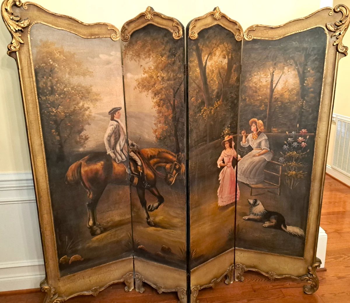 BEAUTIFUL ROOM FOLDING DIVIDER SCREEN 