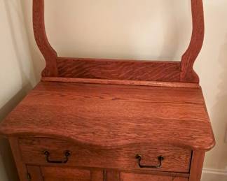 OAK WASH STAND