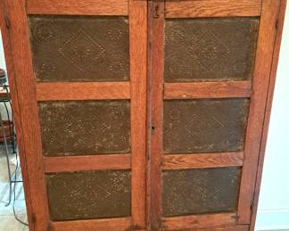 PUNCH TIN PIE SAFE CABINET