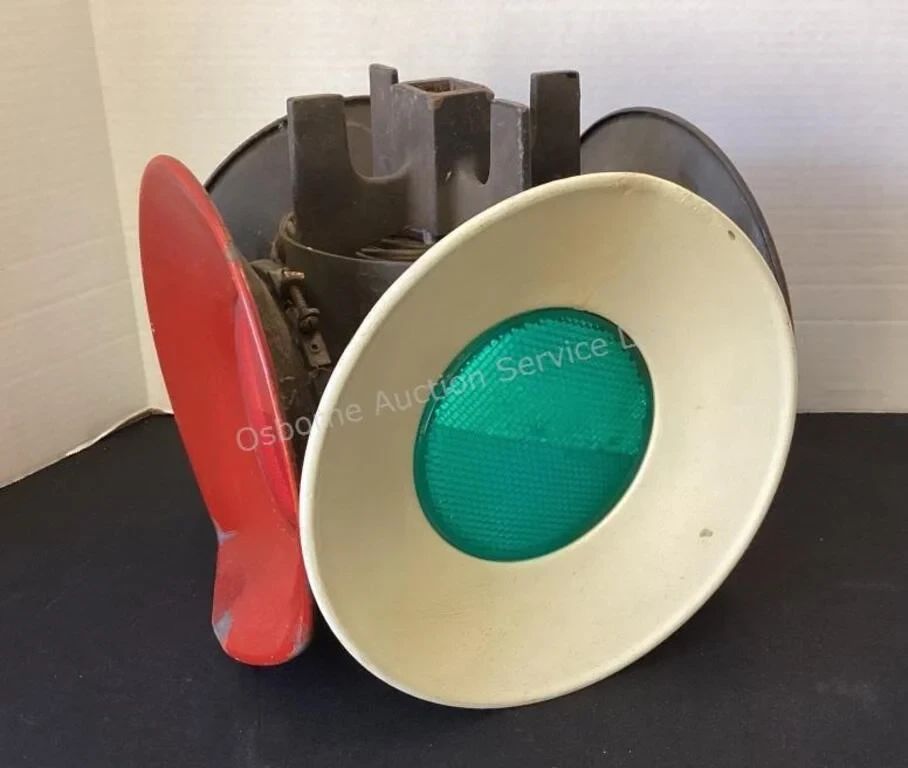 Railroad switch signal