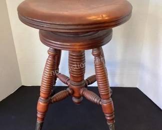 Antique Piano stool