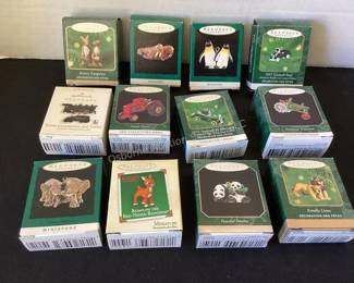 Hallmark miniature ornaments