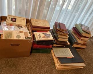 Large stamp collection & more