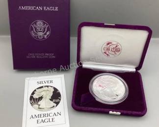 Many lots of silver ounce coins, proof sets & more
