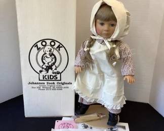 Signed Zook doll
