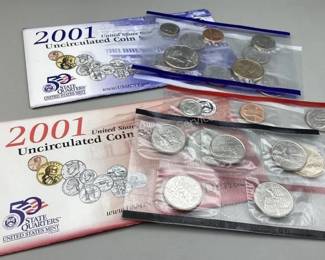 Several lots of coin sets