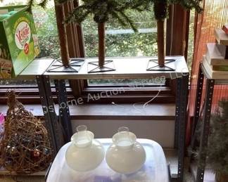 Palm Tree decor, shelving & more