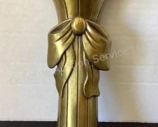 Brass wall pocket
