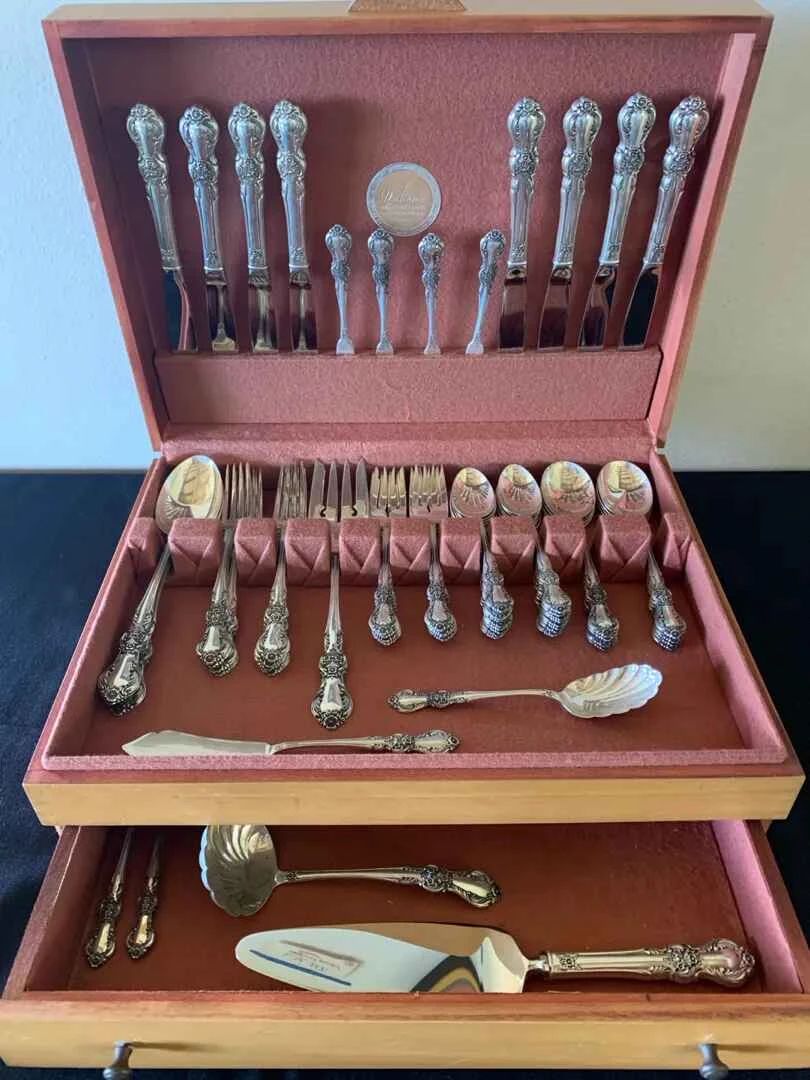 LU137VCentury Sterling Southern Treasures Silverware