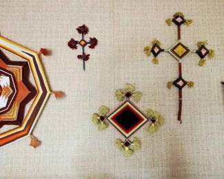 LU161Ojo De Dios Woven Yarn Art 