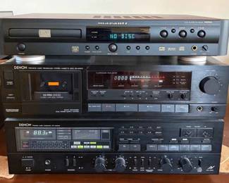 LU120Vintage Denon  Marantz components 