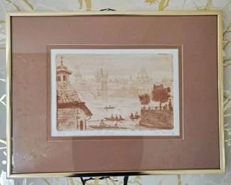 LU149Etching Print By Avi Thaw