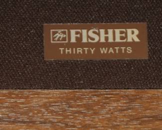 Pair of Fisher 30 Watt Speakers