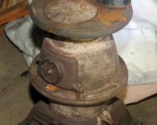 Antique Small Potbelly Stove 
