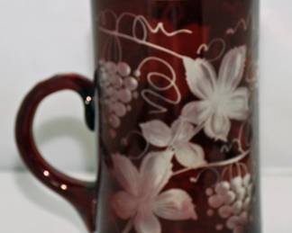 Bohemian Glass Large Mug 