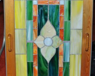 Handmade Stain Glass Door