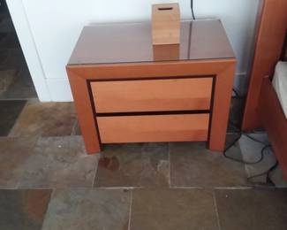 Pair of MCM style nightstands