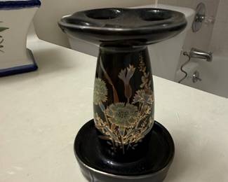 Art Deco Ceramic Toothbrush Holder