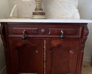 Victorian Marble Top Washstand