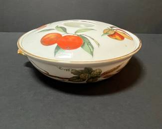 Royal Worcester Evesham Gold Covered Casserole Dish