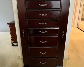 Powell Cherry Jewelry Armoire