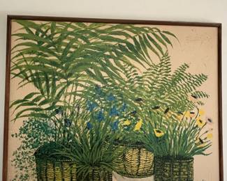 Ida Pellei "Primavera" Textured Painting